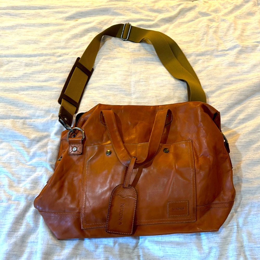 Nixon leather bag